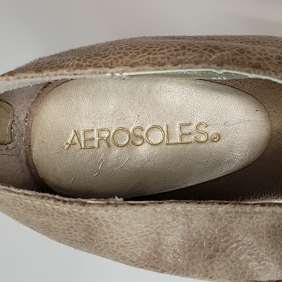 Aerosoles Women Pumps sz 8 Comfort Shoes Heel Peep Toe Dancing peep toe New* - Picture 9 of 10